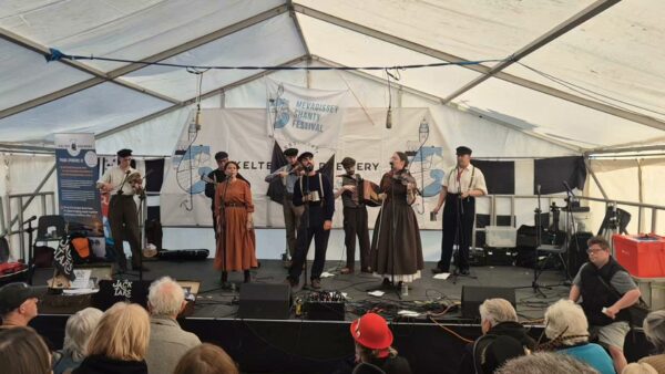 The Jack-Tars closing Meva Shanty Fest on the main stage